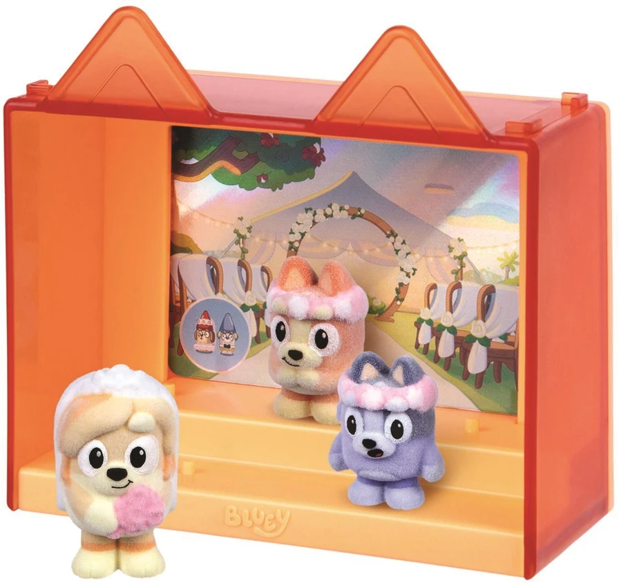 TM Toys BLUEY Fuzzies figūrėlės – serijos – 3 vnt. pakuotė (90453)