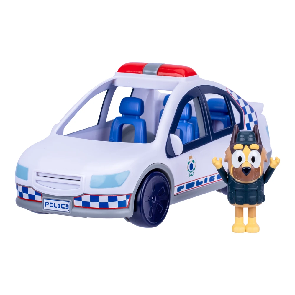 Bluey MĖLYNASIS - Policijos automobilis su šviesomis ir garsu (90451)