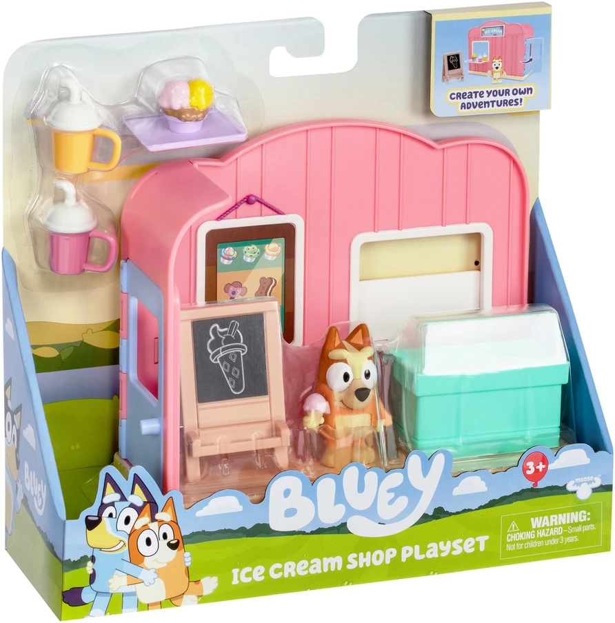 „Bluey“ – mini žaidimų rinkinys su ledų parduotuve (90243)