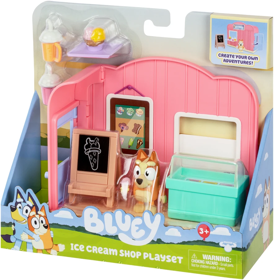 „Bluey“ – mini žaidimų rinkinys su ledų parduotuve (90243)