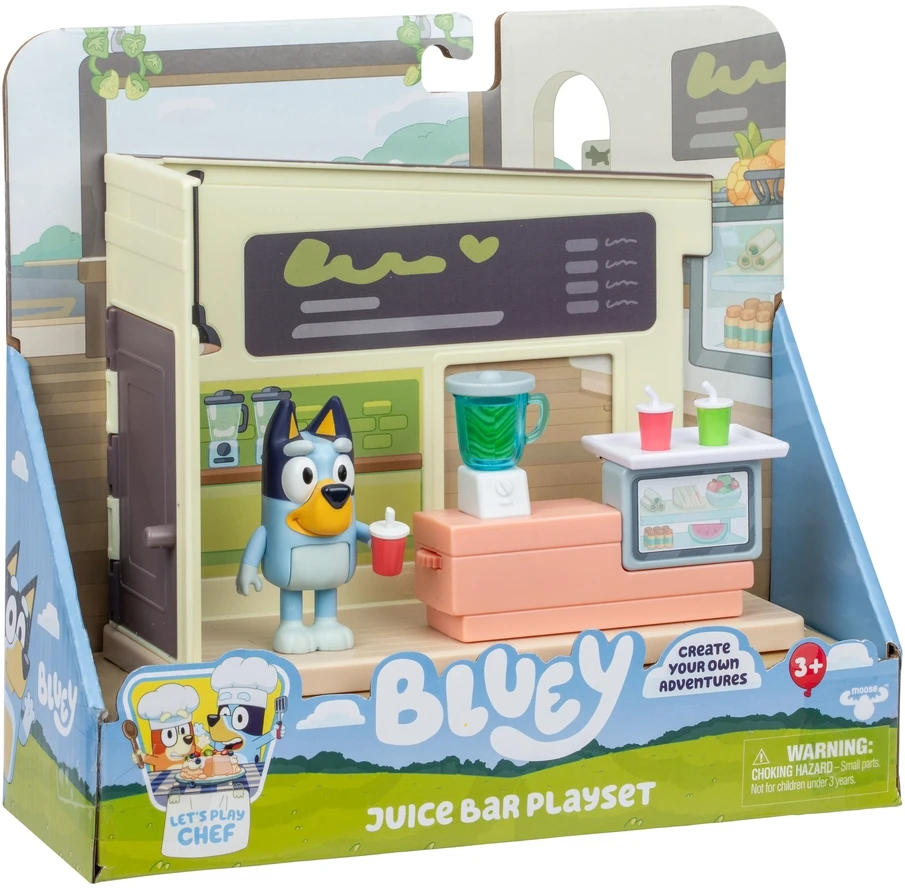 Moose „Bluey“ – mini žaidimų rinkinys sulčių barui (90329)