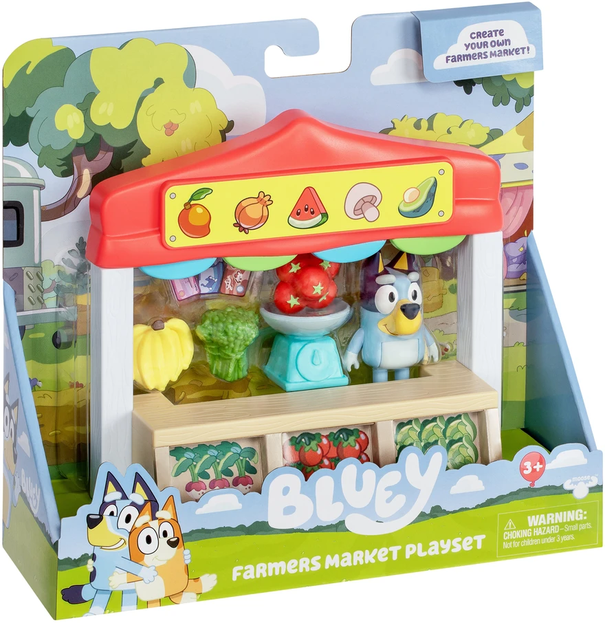 Moose BLUEY Mini žaidimų rinkinys ūkininkų turguje (90244)
