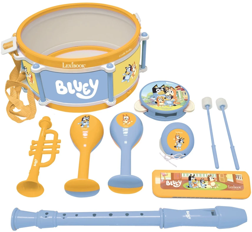 Bluey - muzikinis rinkinys su 7 instrumentais (89029)