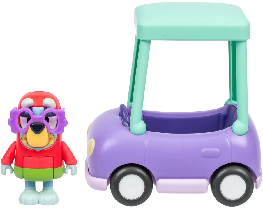 TM Toys Bluey Mėlynos močiutės automobilis ir Džanet