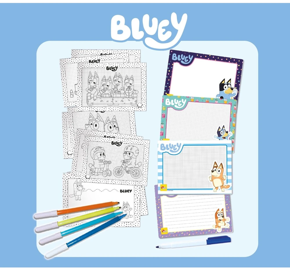 Lisciani Bluey Mėlynojo piešimo mokykla