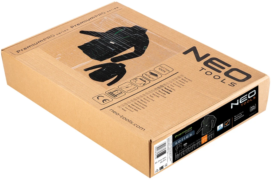 Neo Tools Bluza, Aukščiausios kokybės PRO darbo džemperis, XXL dydis