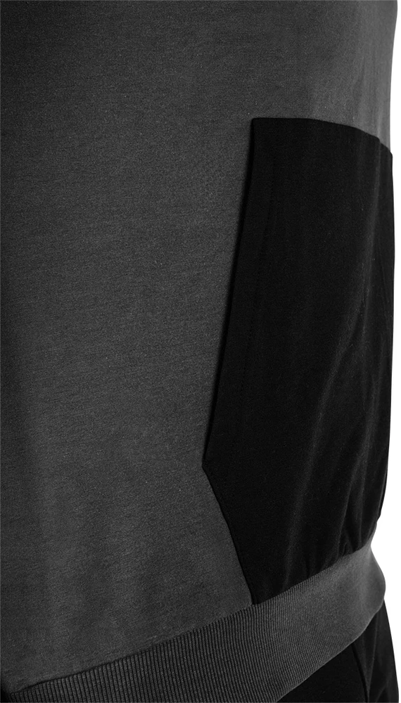 Bluza, COMFORT džemperis, pilkas ir juodas, XXXL dydis