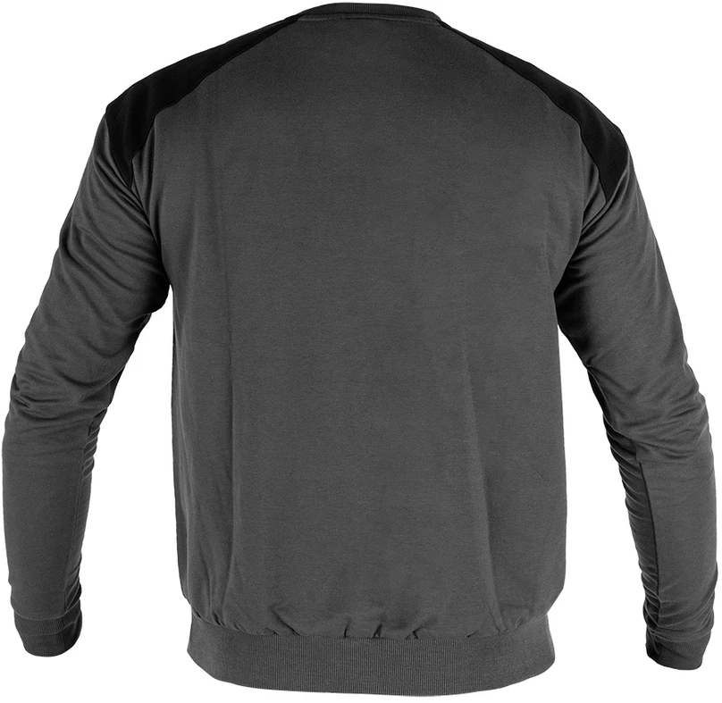 Bluza, COMFORT džemperis, pilkas ir juodas, S dydis