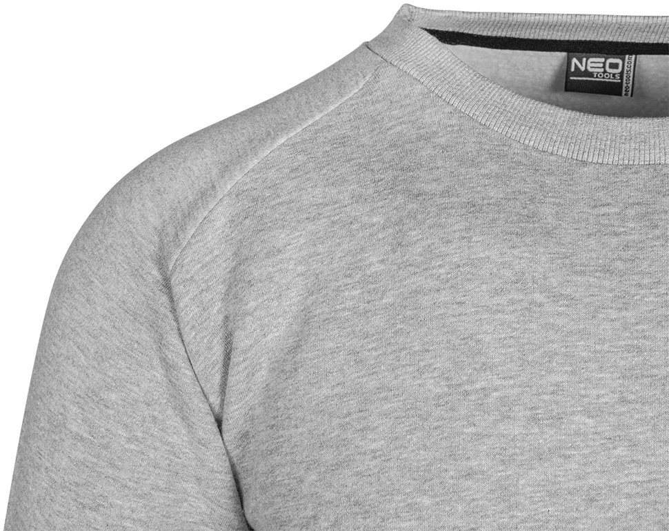 Neo Bluza, COMFORT džemperis, pilko melanžo spalvos, XL dydis