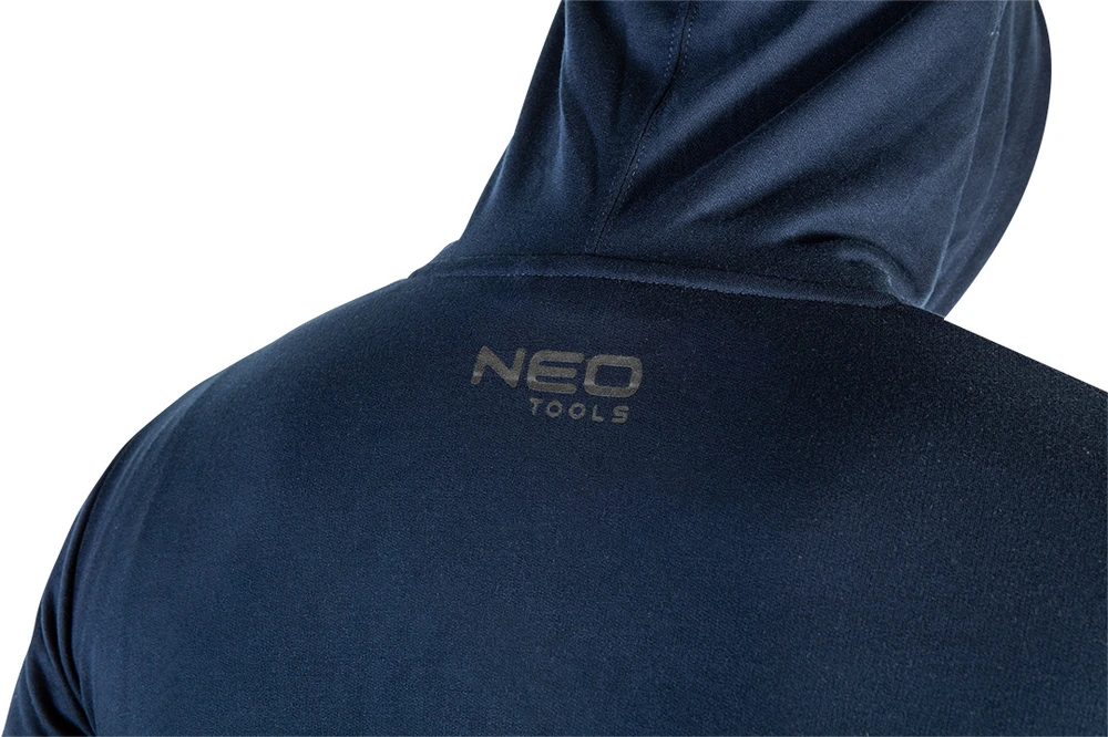 Neo Bluza, COMFORT užtraukiamas džemperis su gobtuvu, tamsiai mėlynas, M dydis