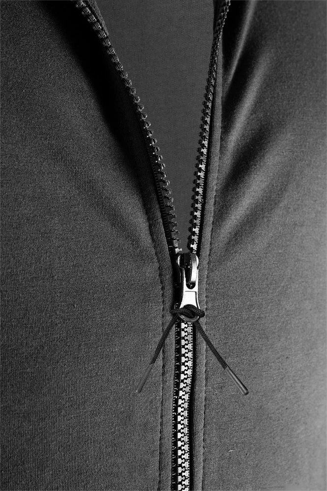 Neo Bluza, COMFORT užtraukiamas džemperis su gobtuvu, pilkas, XXXL dydis