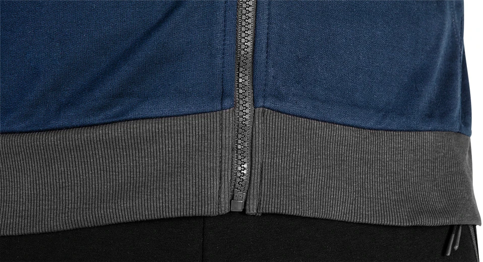 Neo Bluza, COMFORT užtraukiamas džemperis su gobtuvu, tamsiai mėlynas, M dydis