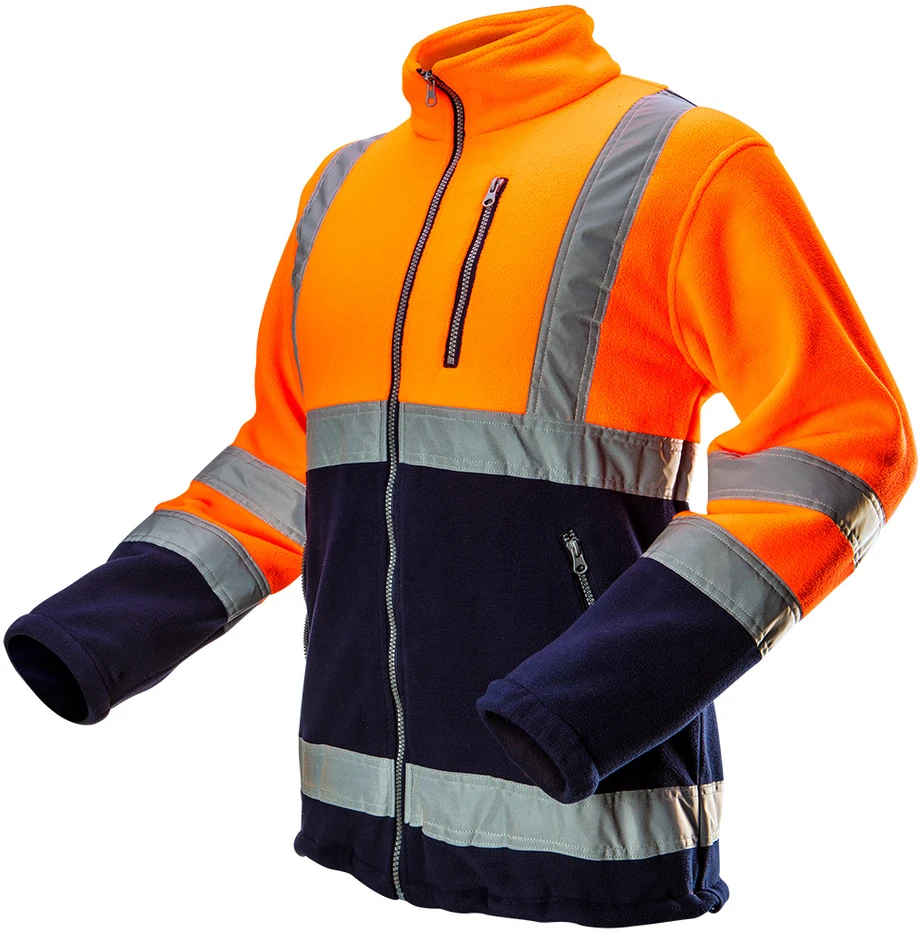 Bluza, Flisinė striukė, ryškiai oranžinė XL / 56, XL