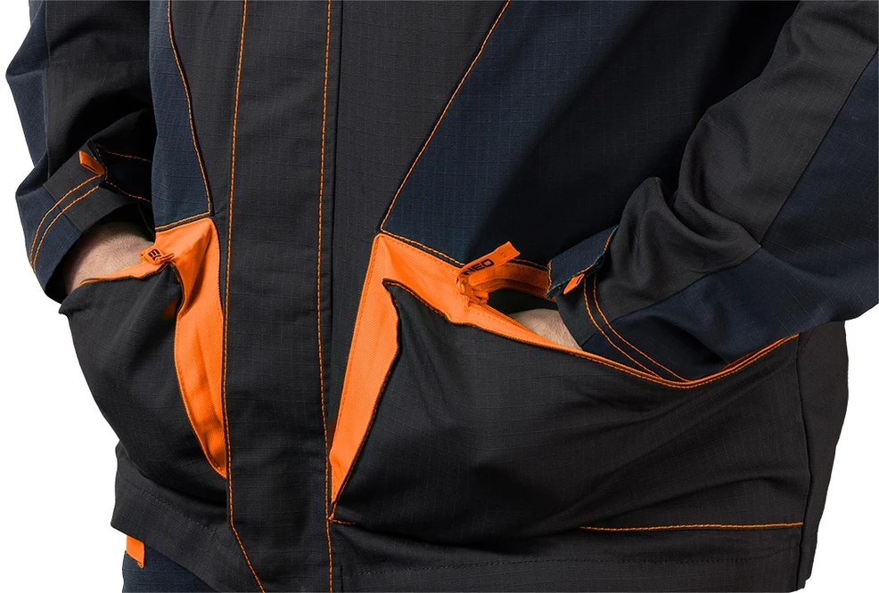 Bluza, „Neo Garage Work“ džemperis, 100 % plyšimui atspari medvilnė, XXXL dydis