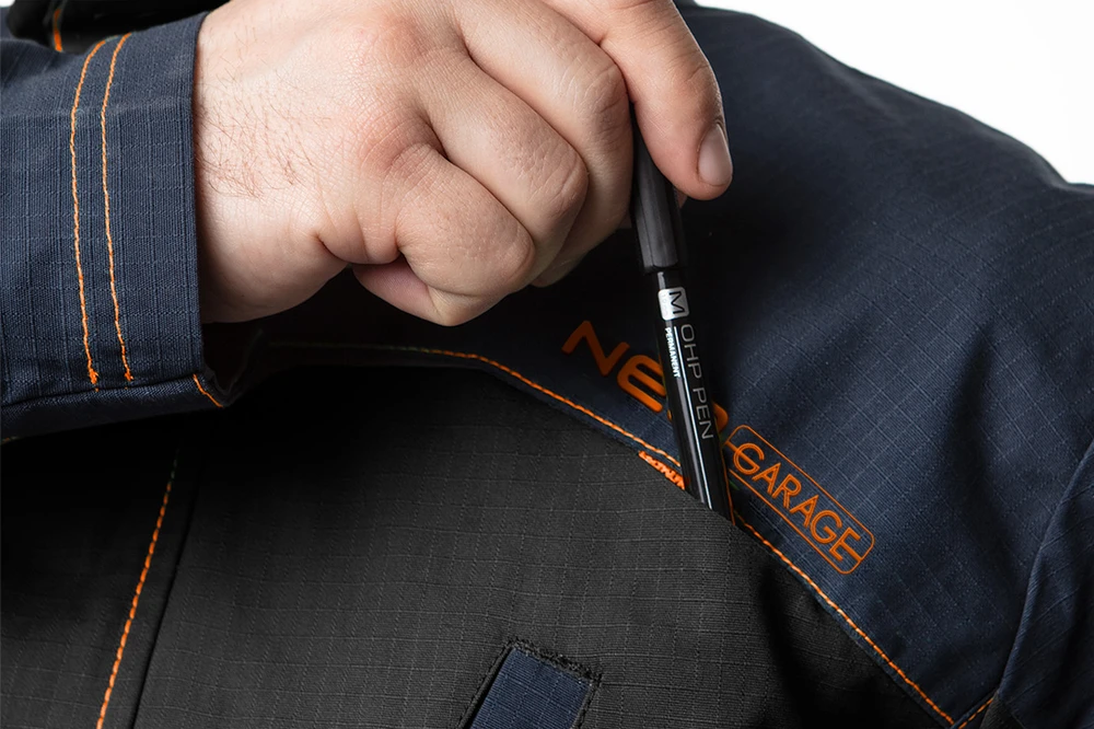 Bluza, „Neo Garage Work“ džemperis, 100 % plyšimui atspari medvilnė, XXL dydis