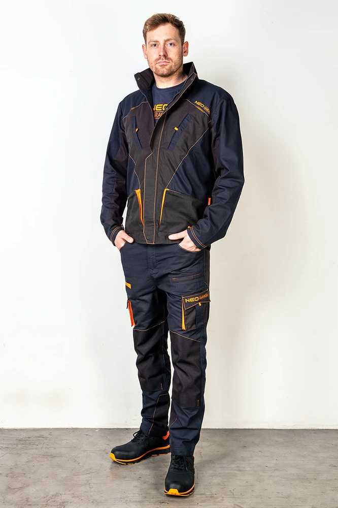 Bluza, „Neo Garage Work“ džemperis, 100 % plyšimui atspari medvilnė, M dydis