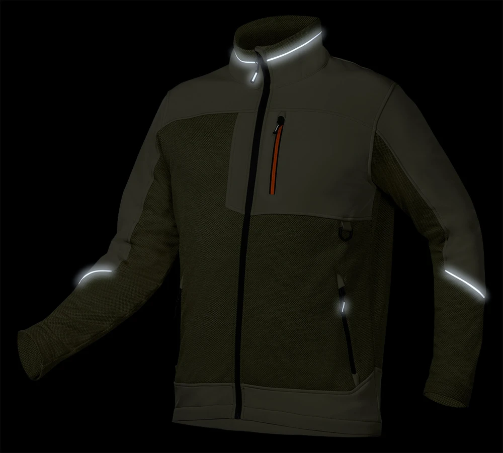 Neo Tools Bluza, OUTDOOR softshell džemperis, žalias, XXL dydis