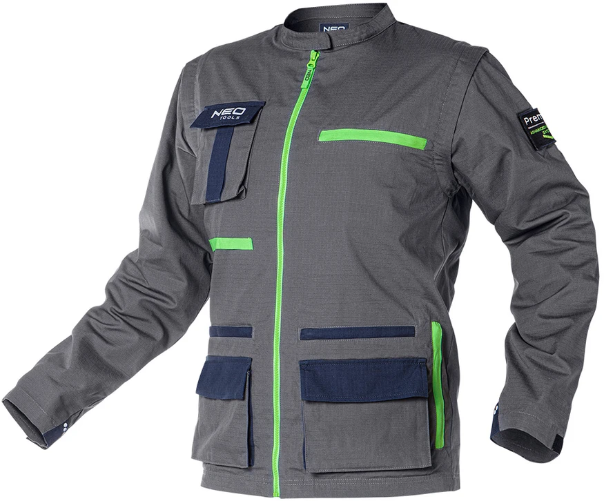 Neo Tools Bluza, PREMIUM darbinis džemperis, 100 % medvilnė, plyšimo apsauga, S dydis