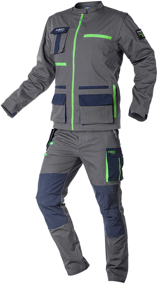 Neo Tools Bluza, PREMIUM darbinis džemperis, 100 % medvilnė, plyšimo apsauga, S dydis