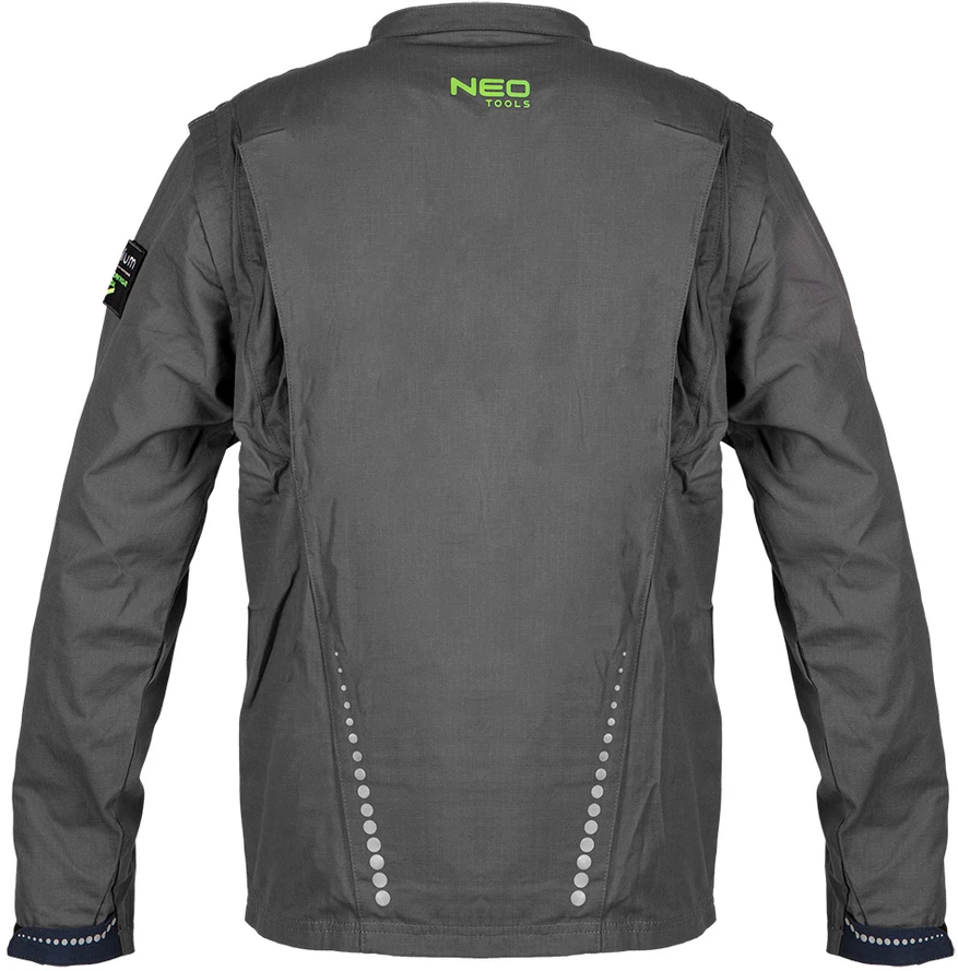 Neo Tools Bluza, PREMIUM darbinis džemperis, 100 % medvilnė, plyšimo apsauga, S dydis