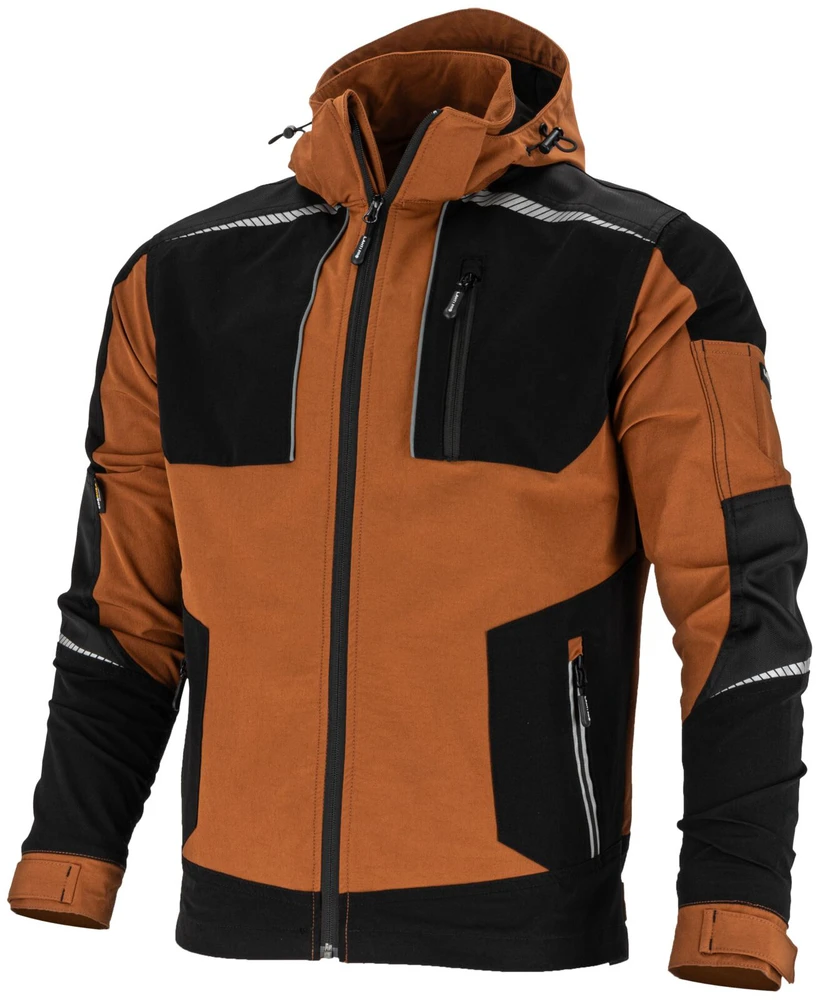 Lahti Pro Bluza, Rudas ir juodas tamprus džemperis, dydis „3xl“, ce, lahti