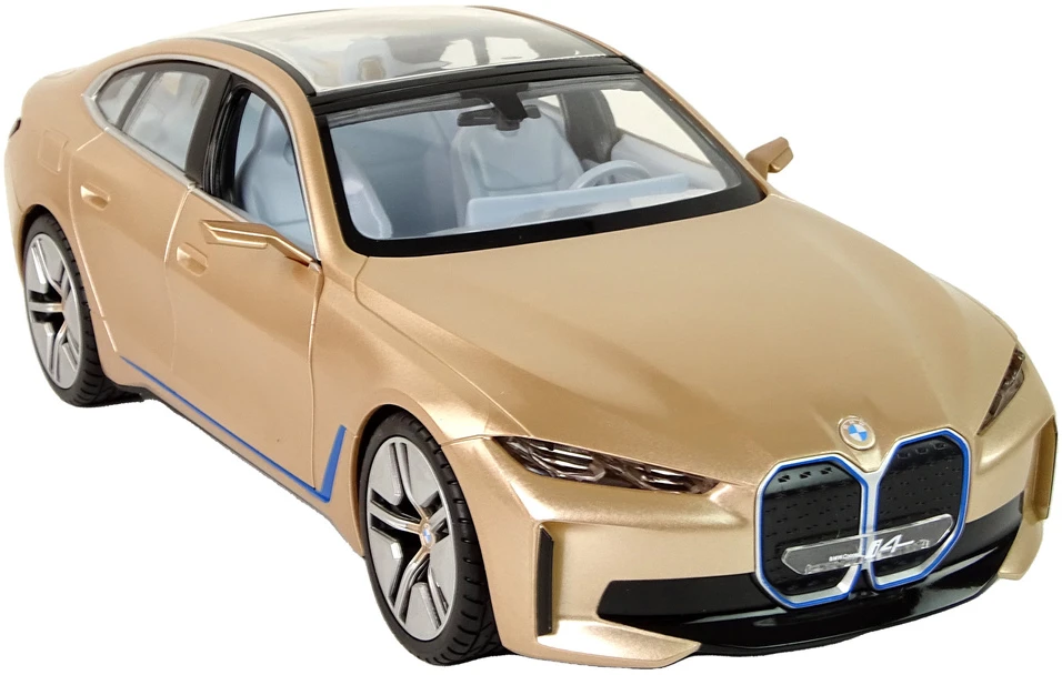 Rastar Nuotoliniu būdu valdomas automobilis BMW i4 1:14 auksinis