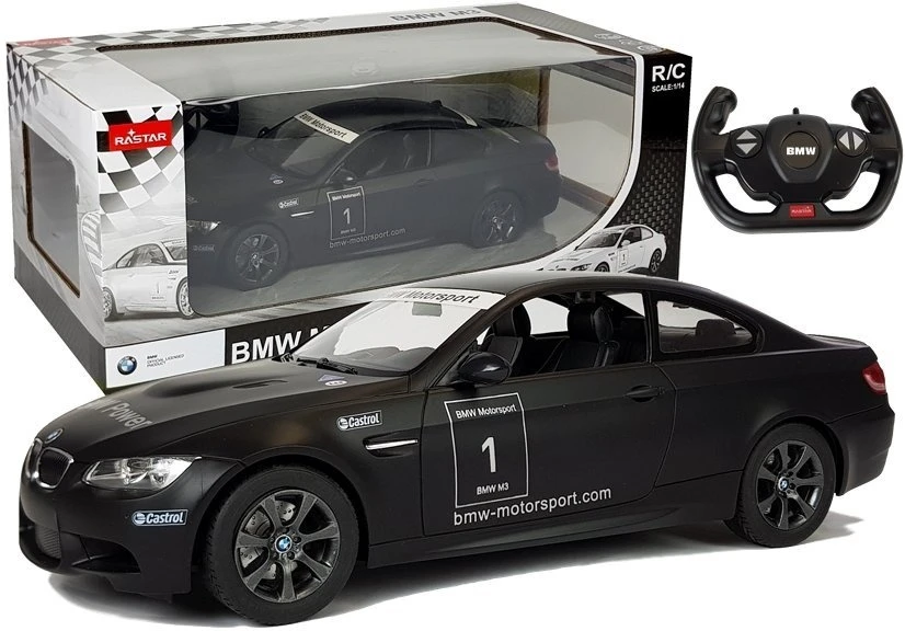 Rastar Nuotoliniu būdu valdoma BMW M3 1:14 juoda