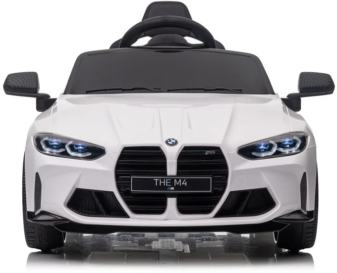 Vienvietis vaikiškas elektromobilis Lean cars BMW M4, baltas