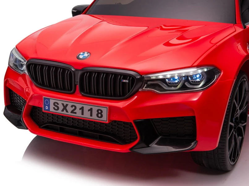 Elektromobilis vaikams Lean Cars BMW M5, raudonas