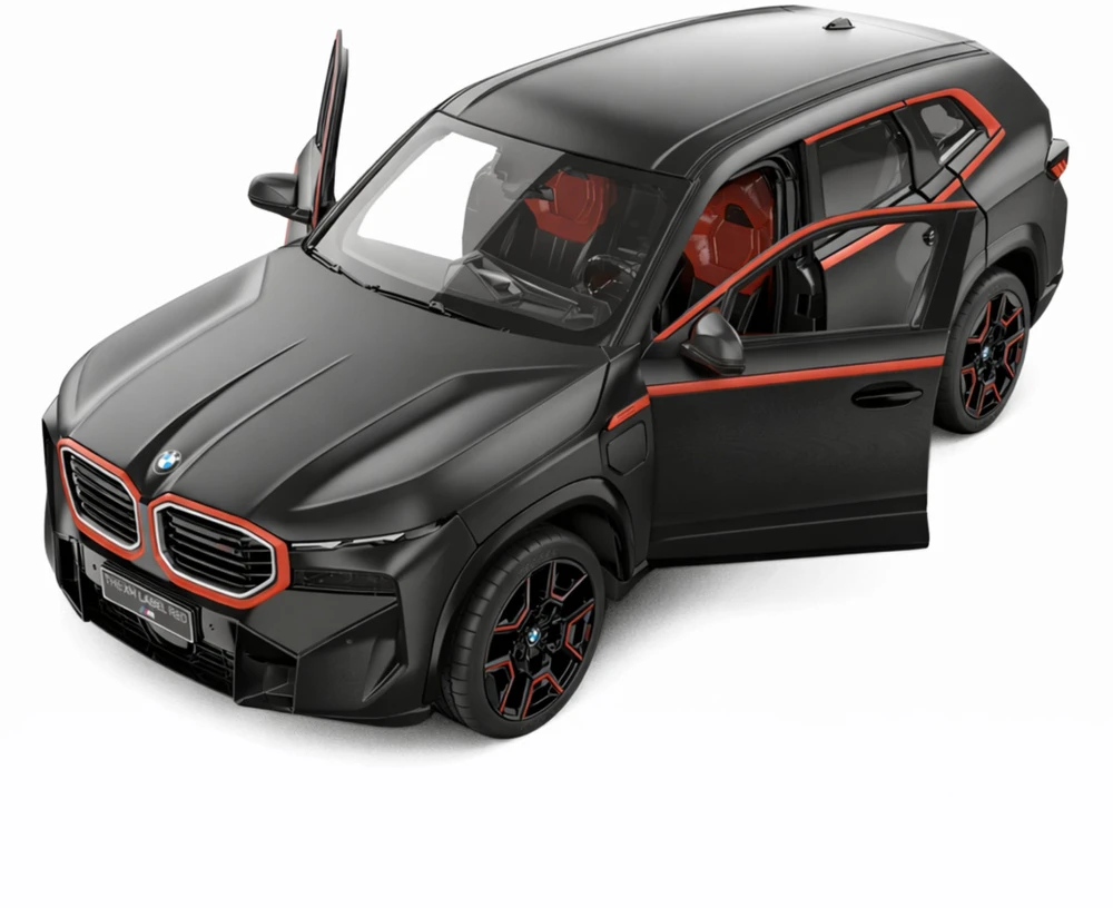 Rastar Automodelis 1:14 juodas BMW XM