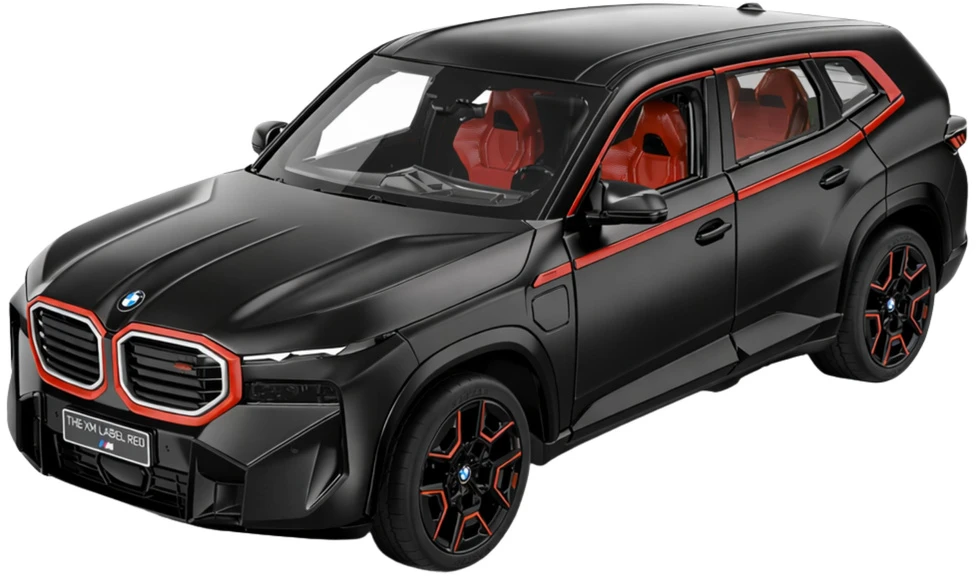Rastar Automodelis 1:14 juodas BMW XM