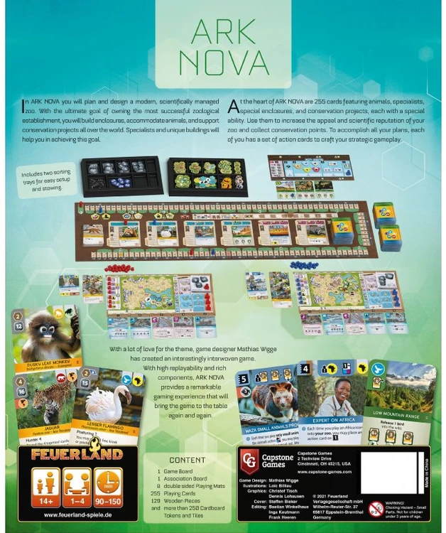 Feuerland Spiele Ark Nova