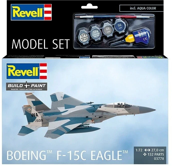 Revell Boeing F-15C Eagle 1/72 plastikinis lėktuvo rinkinys
