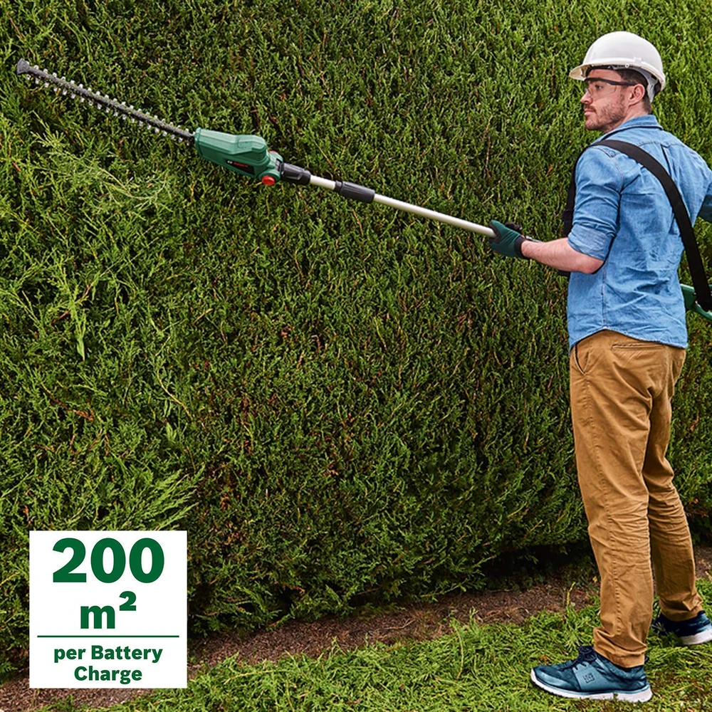 Bosch UniversalHedgePole 18 Akumuliatorinės teleskopinės gyvatvorių žirklės (Be akumuliatoriaus ir kroviklio) 06008B3001