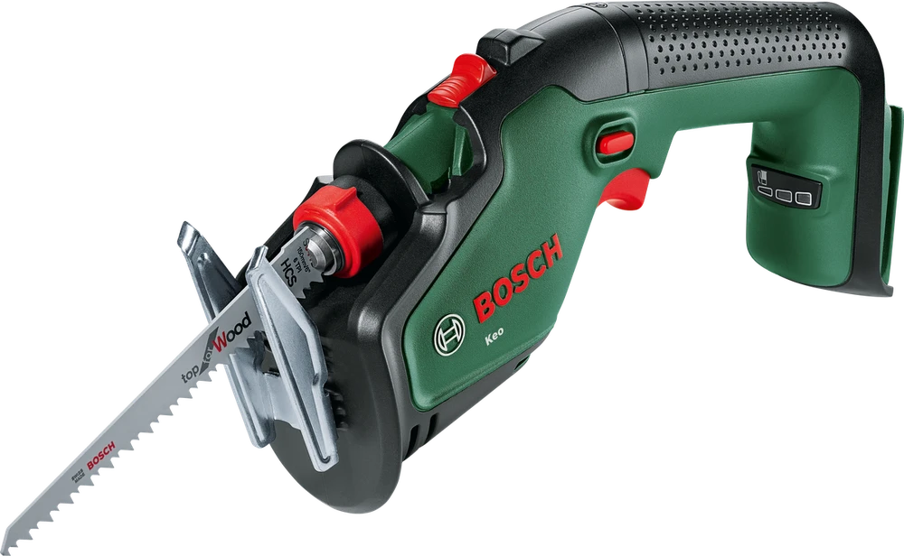 Bosch genėjimo pjūklas KEO 18 LI be akumuliatoriaus ir kroviklio