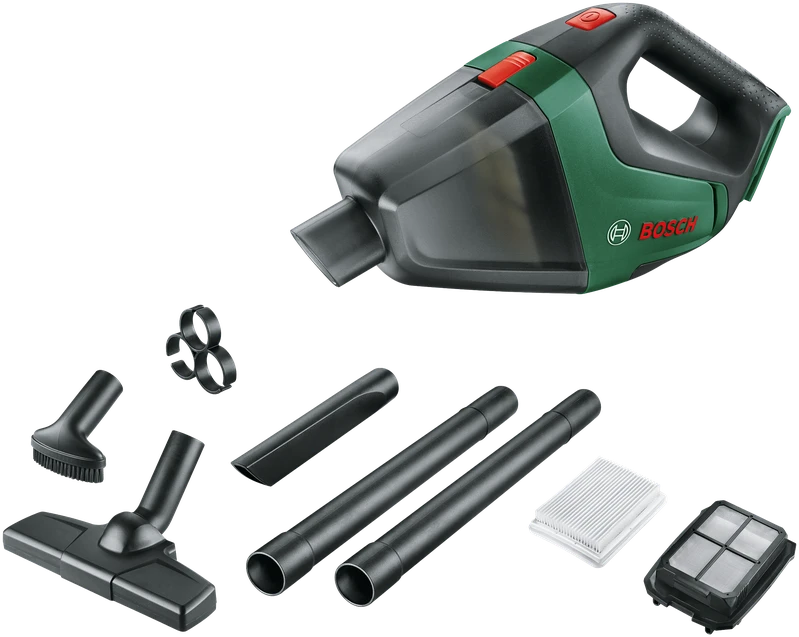 Akumuliatorinis dulkių siurblys Bosch UniversalVac 18, be akumuliatoriaus ir įkroviklio