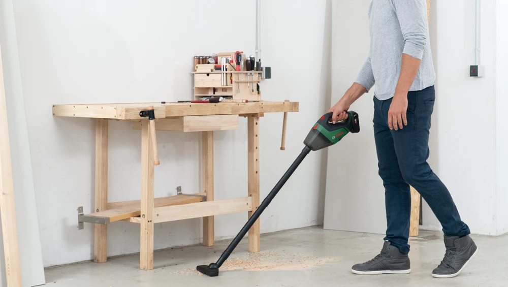 Akumuliatorinis dulkių siurblys Bosch UniversalVac 18, be akumuliatoriaus ir įkroviklio