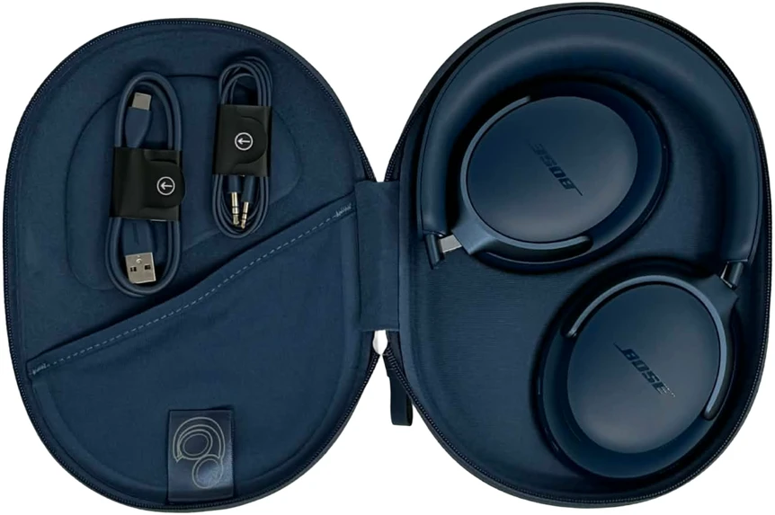 Belaidės ausinės Bose QuietComfort Ultra, Mėlynos