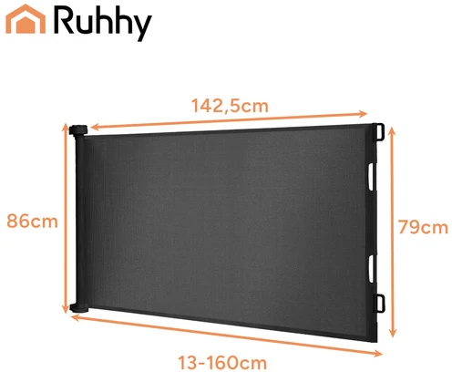 Door safety gate - pilka Ruhhy