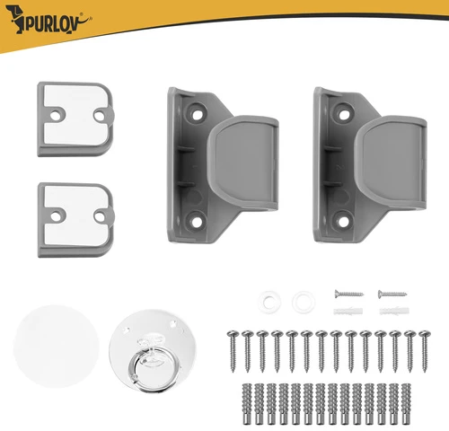 Purlov Gray Door Safety Gate