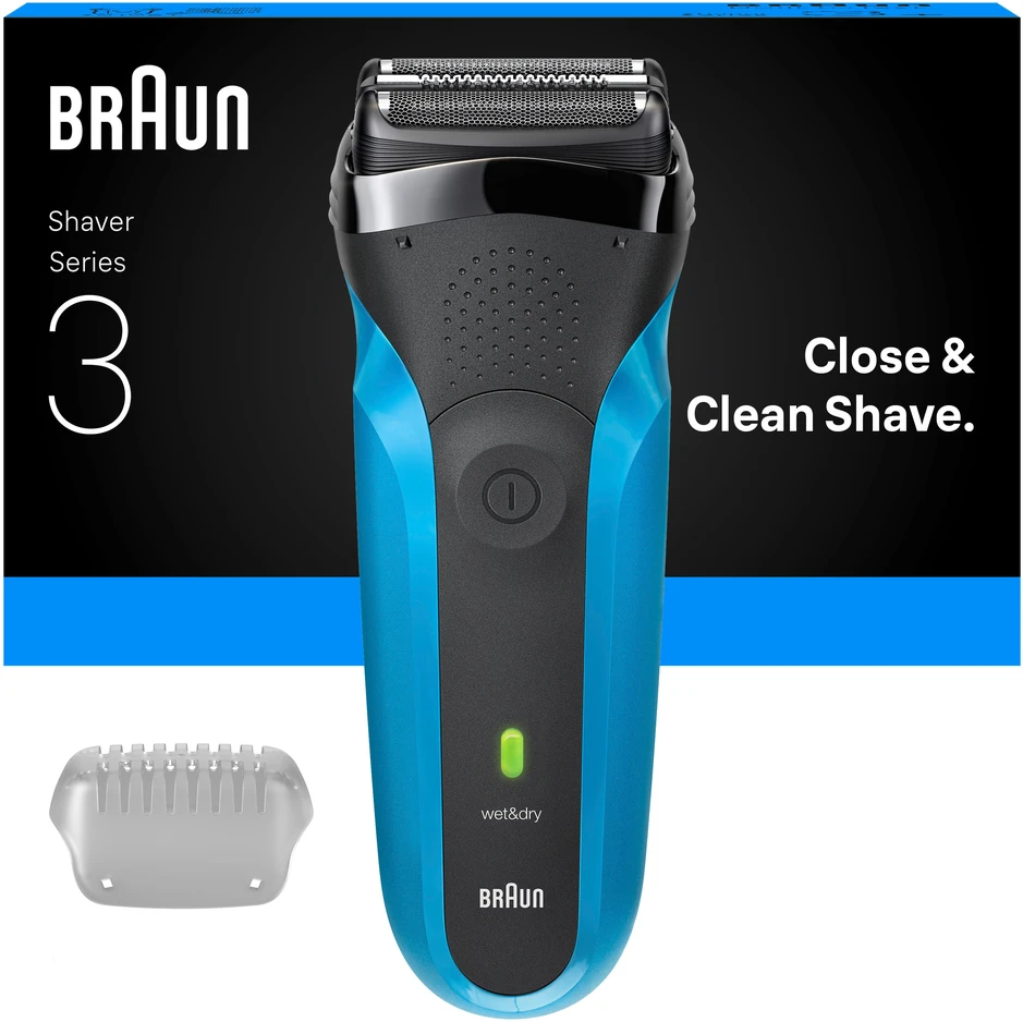 310s barzdaskutė Braun Series 3 Juodas/Blues