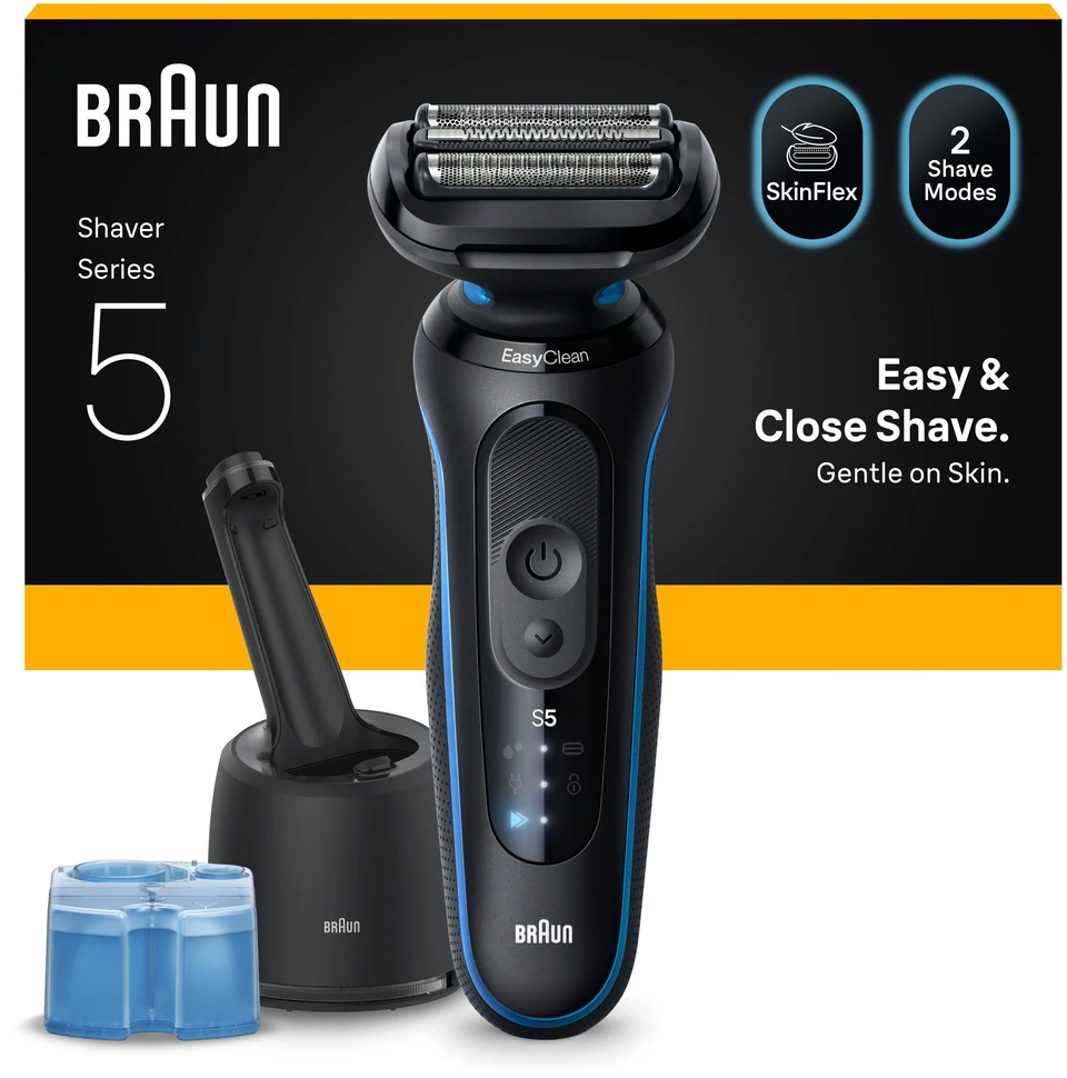 „Braun“ 5 serijos elektrinis skustuvas „SmartCare Center“ 52-B7000CC mėlynas