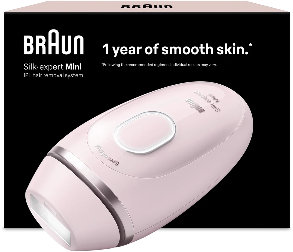 Braun - IPL Silk·expert Mini - plaukų šalinimas namuose - rožinis