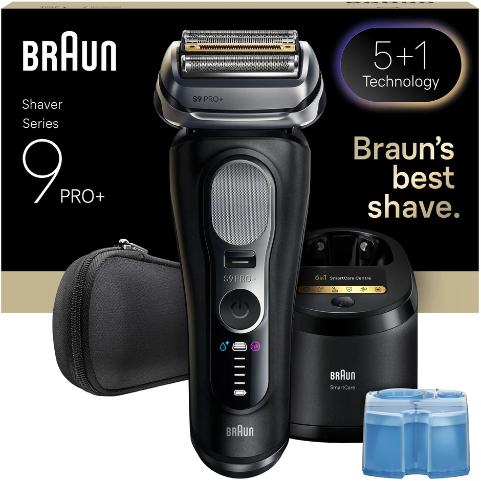 Braun Series 9 PRO+ elektrinis skustuvas, juodas