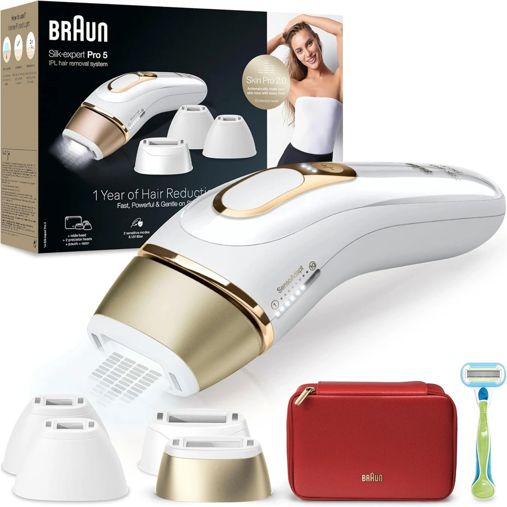 Fotoepiliatorius Braun PL5382 Silk-expert Pro 5 IPL + skustuvas