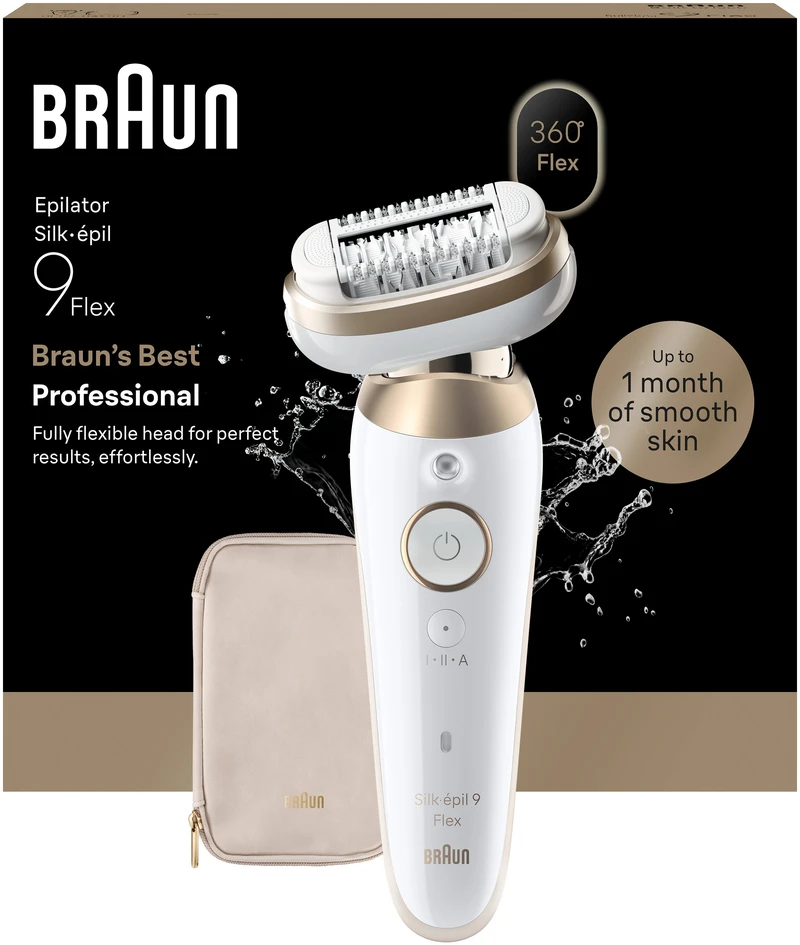 SES9-011 3D Braun Silk•épil 9 Flex Epiliatorius