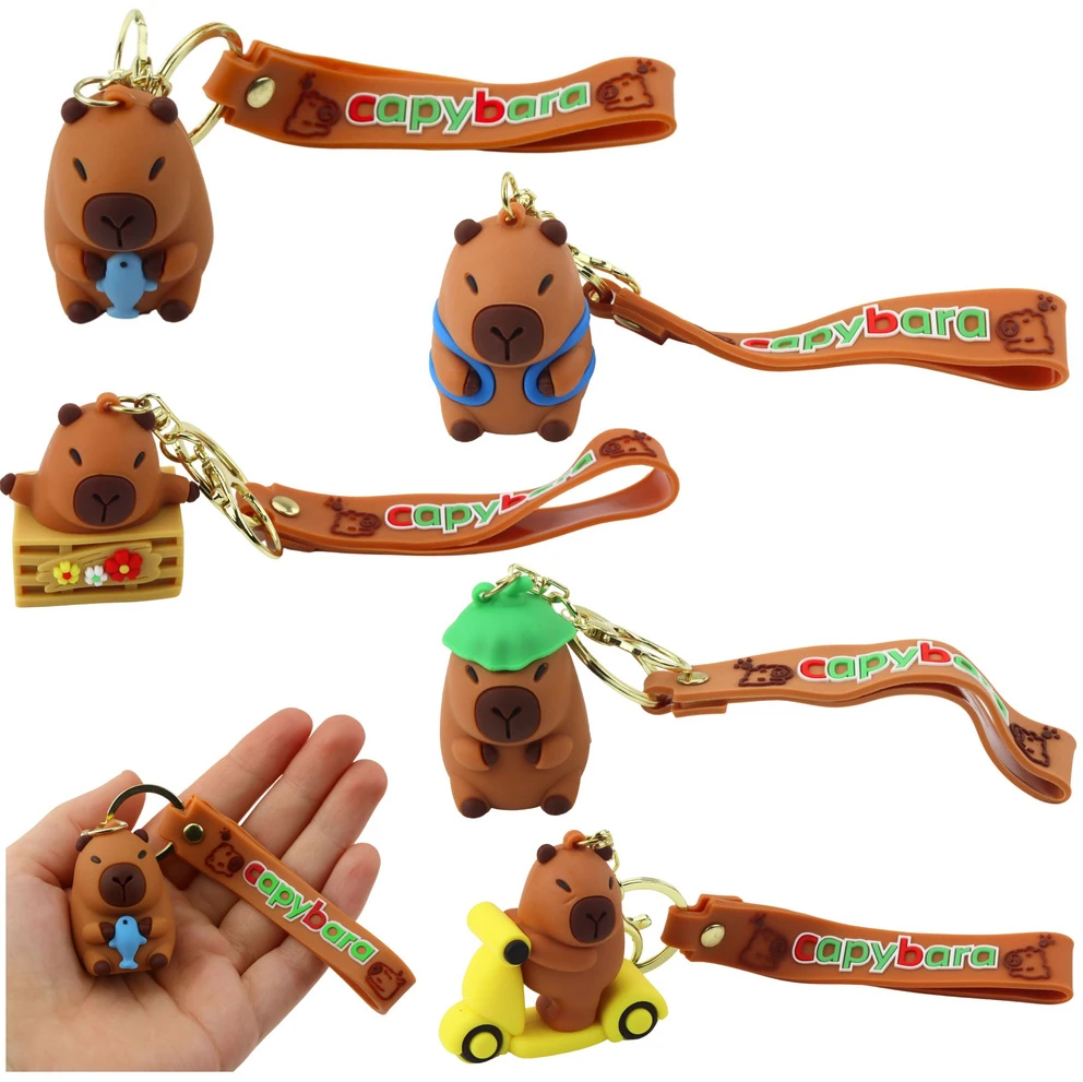 Lean Toys Pakabukas raktams silikoninis bebras su delfinu