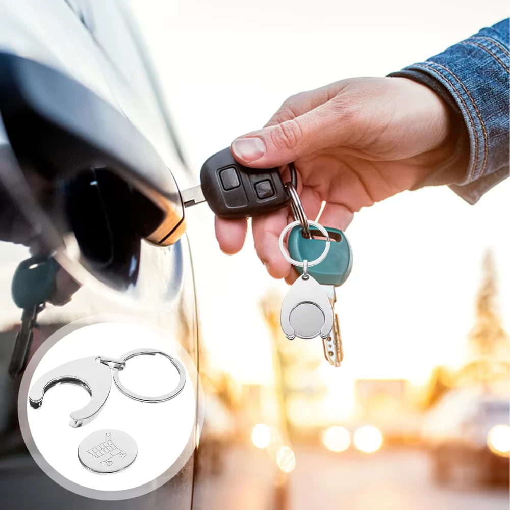 Brelok Pakabutis Raktų pakabukas, raktų pakabukas pirkinių krepšeliui, 2in1