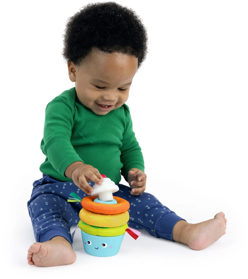 Bright Stars „Bright Starts“ – „Cupcake Tower™“ žaislas su kramtuku (BS-17238)