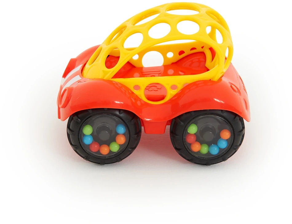 Bright Stars „Bright Starts“ – „Rattle Roll Buggie™“ vežimėlis, raudonas – (BS-81558)
